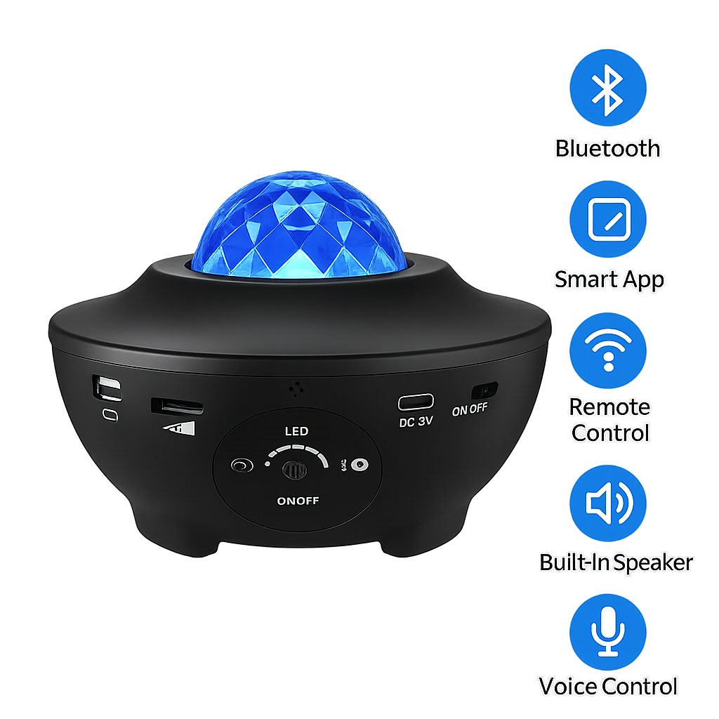 Tijarat™ Galaxy Ocean Light Projector – بروجكتر ضوء المجرة والمحيط