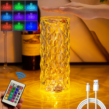 Tijarat™ LED Crystal Table Lamp